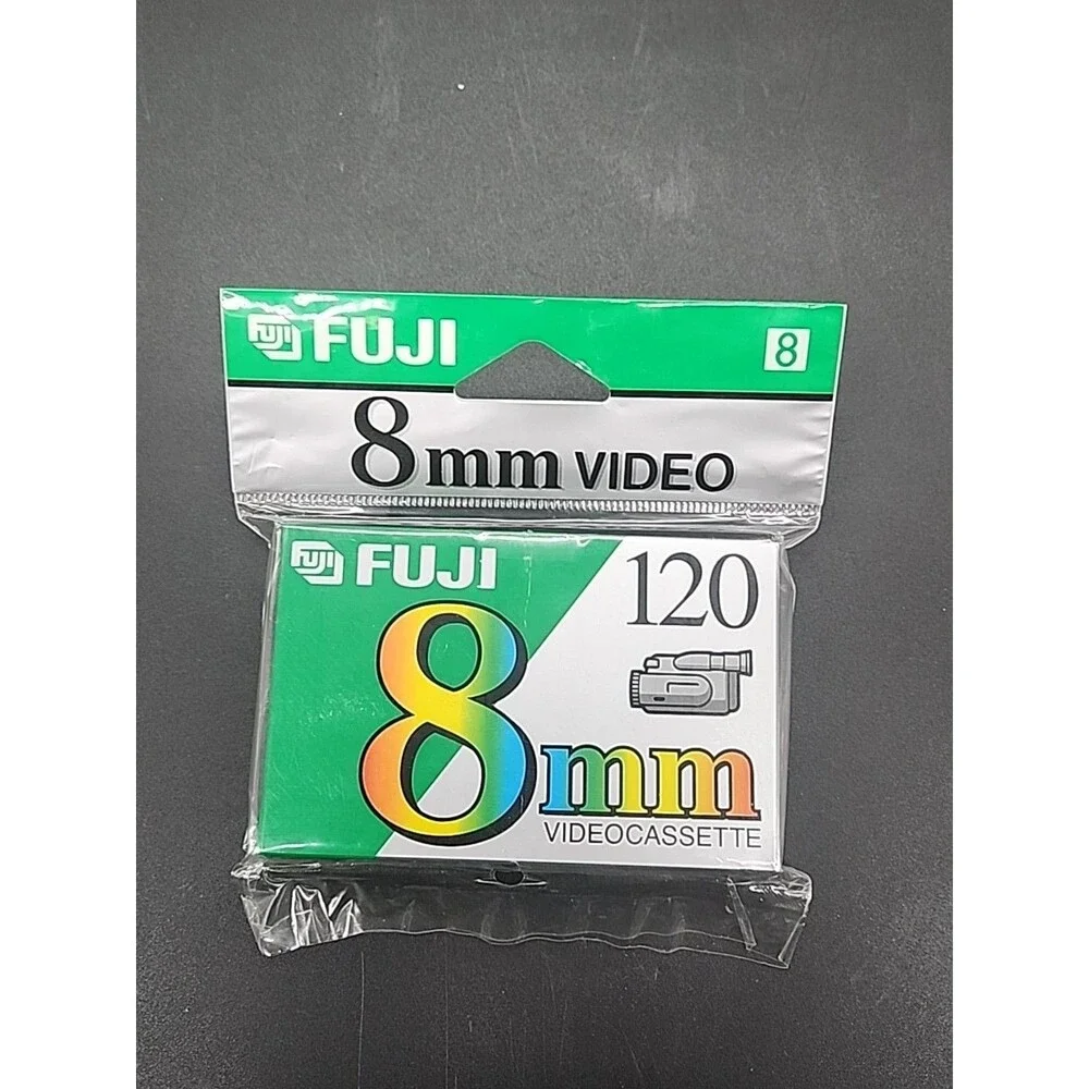 Fuji 8mm P6-120 Blank Videocassette Tape Lot of 5